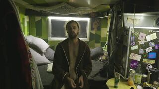 TimeFrog Music & Selflove. VANLIFE in the German forest. Solo Boy on the Piano, Anal, Edging, Large Weenie Masturbation