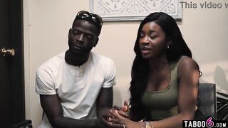 Ebony spouse cheats during therapy with the biggest titties shrink