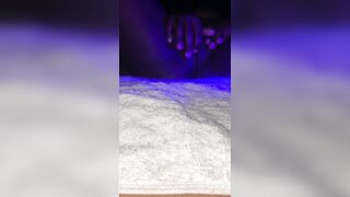 Homemade Afro Black Teen masturbating Creamy Juicy Bulky Clitoris POV & BBC Screws POV