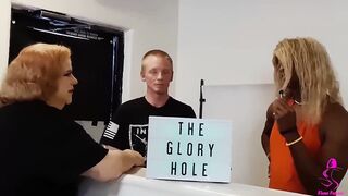 Intimate Gloryhole Tryout for Sissy CD Cock-sucker