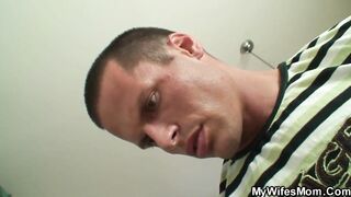 Giant tits old blond mother in law taboo sex