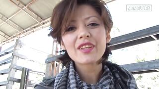 Short-Haired Colombian Hotty Gets Talked Into Going Home With a Stranger