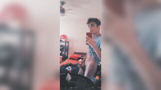 Masturbation hawt youthful in the mirrow