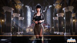 Sisters in Sin Gameplay Part nineteen – Helga Caught Fingering in Front of the Altar