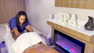 Leyne Rodriguez: Private Oiled Massage Session Leads To A Wild Pleased Ending