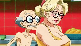 Comics Granny Gets Double Hawt Love for Breakfast