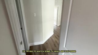 Step Bro Rips Aperture In My Yoga Panties Behind My Back