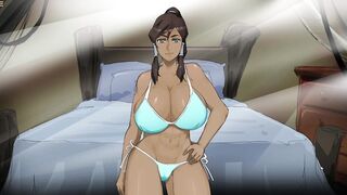 Ember Island - The Battle of Huge Titties between Korra and Azula
