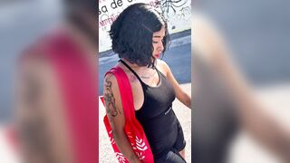 I went for a walk and came back juicy in cum