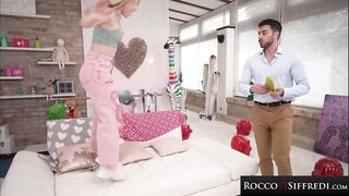ROCCO SIFFREDI - Excited Golden-haired Wench Molly Cute Booty Banged by BIGGEST COCKED Teacher