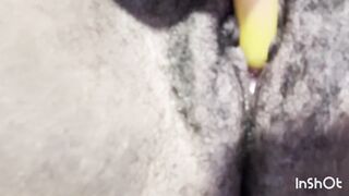 Chocolate Hair big beautiful woman Snatch slippery juicy solo masturbation