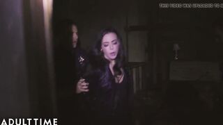 ADULT TIME Deliquent Step-Sisters Screw Cops & Lick Cum