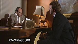 Unfaithful wife Helena Mirelli in a vintage 3some