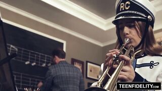 TEENFIDELITY Kristen Scott Blows Weenie Like a Trumpet