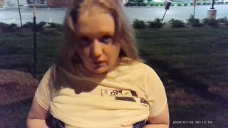 Teen Sucks My Ramrod & Undresses In Public