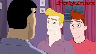 Homo Porn Toon Paying the Rent