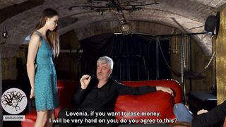 Slim hotty enraged the Dom and receives torture