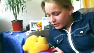Golden-haired Amateur Slips Red Sex tool Unfathomable Inside