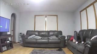 Wicked Babysitter Got Caught Masturbating on Nanny Web camera