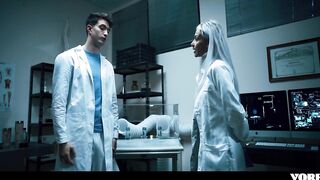 Concupiscent Doctor Bangs Lab Partner In advance of Unbirthing Him