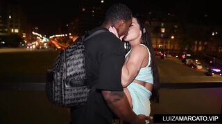 PUBLIC SEX in Barcelona. Lalin girl Luiza Marcato And Jesus Reyes's BBC