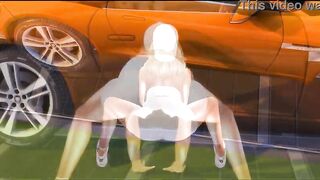 Black dominatrix-bitch screwed by large white dick interracial