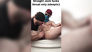 Submitting to Str8 Schlong. Throatfuck in All Poses