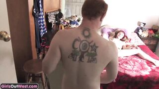 Hot youthful amateur redhead inseminated