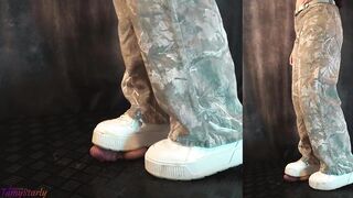 Stomped Underneath Her Ribald Sneakers - Ramrod Balls Crush Trample, Shoejob, Bootjob, CBT, Ballbusting, Trampling, Stomping