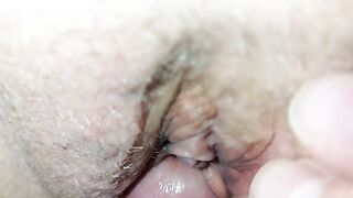 Blow me, cum inside her trim twat
