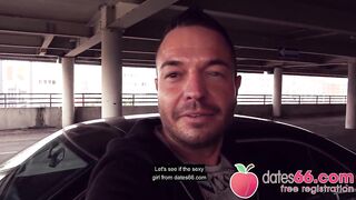 Outdoor bang on upper park deck with German honey web camera cutie! (English)