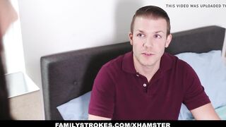 FamilyStrokes - Slutty Lalin girl Uses Stepson As Fucktoy