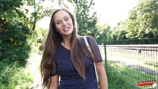 German Scout - Natural Cutie Riddy with Unshaved Vagina Get Multiple Climax at Pick up Casting