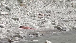Voyage thrash. Nudist gal unexpectedly sucks blogger's ramrod