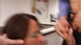 Hawt Housewife mother I'd like to fuck with Bushy Snatch Screwed Hard and Cummed in Throat by Spouse