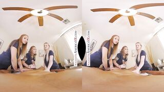 Masseuse hotties Electra Rayne, Eliza Eves, and Skylar Snow assist themselves to your large dong