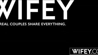 WIFEY Married Blond Jackie Diary Screws A Biggest Ebony Wang, Her Loving Spouse Films It Happen!