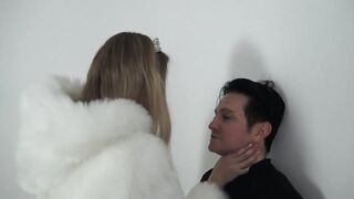 Tall Findom Teach Her Serf!