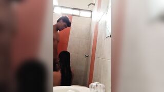 I Interrupt Her During the time that This babe's Taking a Bathroom