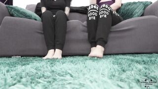 Footsie Turns Into Screwing Featuring Sinn Sage, Charlotte Sartre