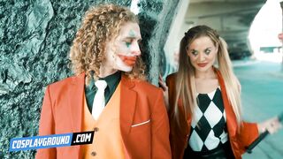 Blake Blossom as Harley Quinn Supplicates To Be Screwed By The Joker In Public - Joker Porn Cosplay Parody