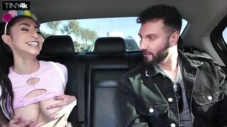 Raver Floozy Brings Home Chubby Wang For A Ride