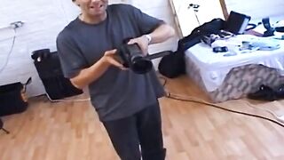 Scottish Shaz taking anal from three lads with double penetration