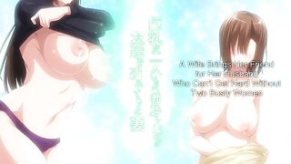 Large breasts in 2 hentai manga