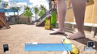Huge Waifu Wash Simulator Gameplay Part 1 - 1st Cleaning Job for Vellory