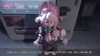 screwing a large-titted yiff bunny in CG manga porn