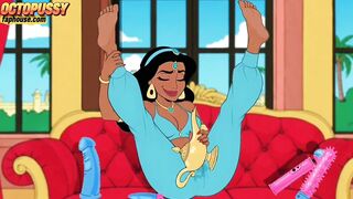 Futa. Princess Jasmine Angel with a Large Dong. Porn Aladdin Series.