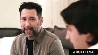 ADULT TIME - Virgin Male Teams Up With Stepdad To Screw Lascivious Blindfolded Stepmom Dana Vespoli