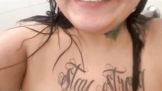 That guy Went to Take a Shower and Wanted to Test the Shower Head in His Butt - Mary Jhuana