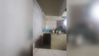 Maid Screwed in the Kitchen (my Wife Nearly Discovered Us Out)